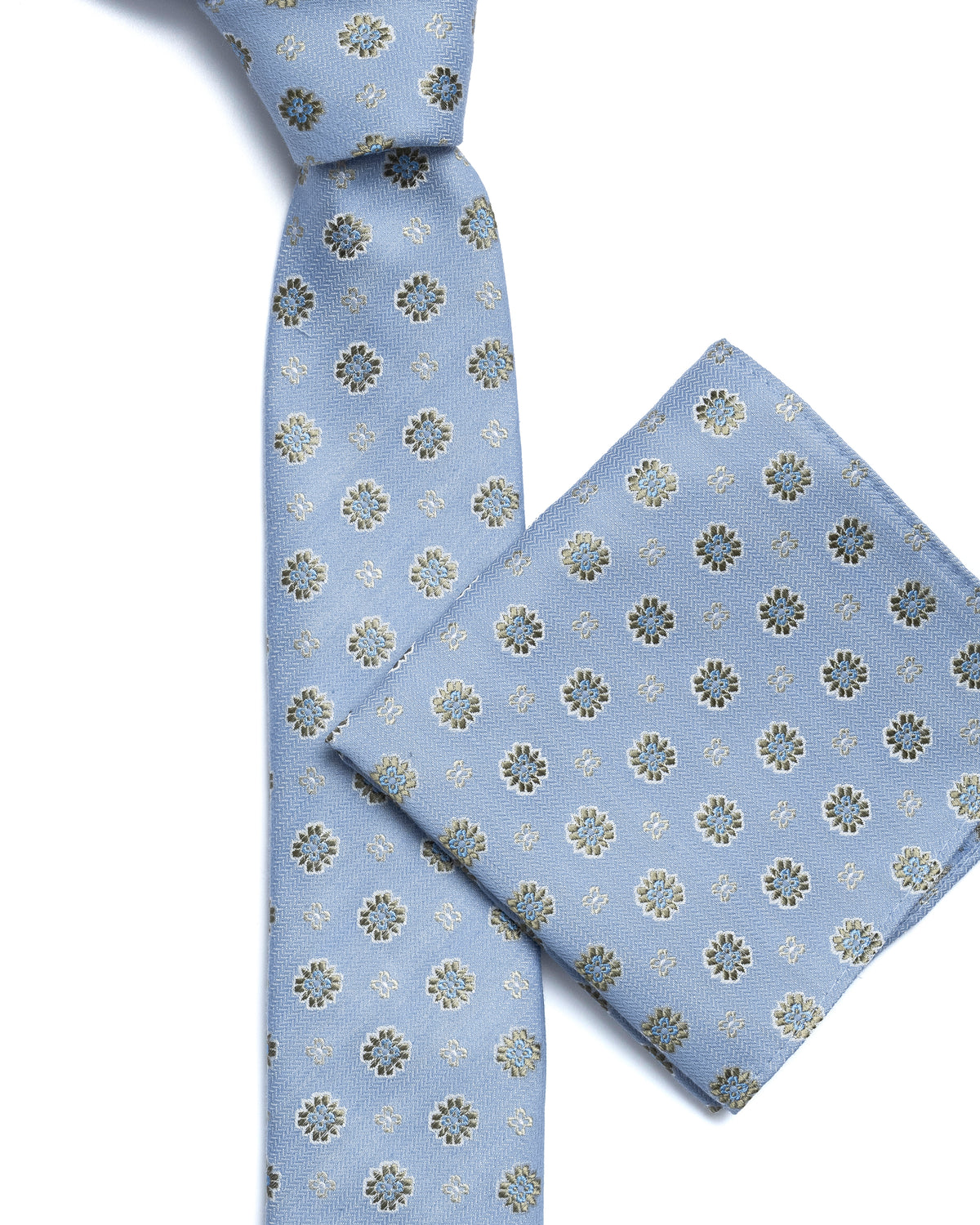 Man wearing a blue tie