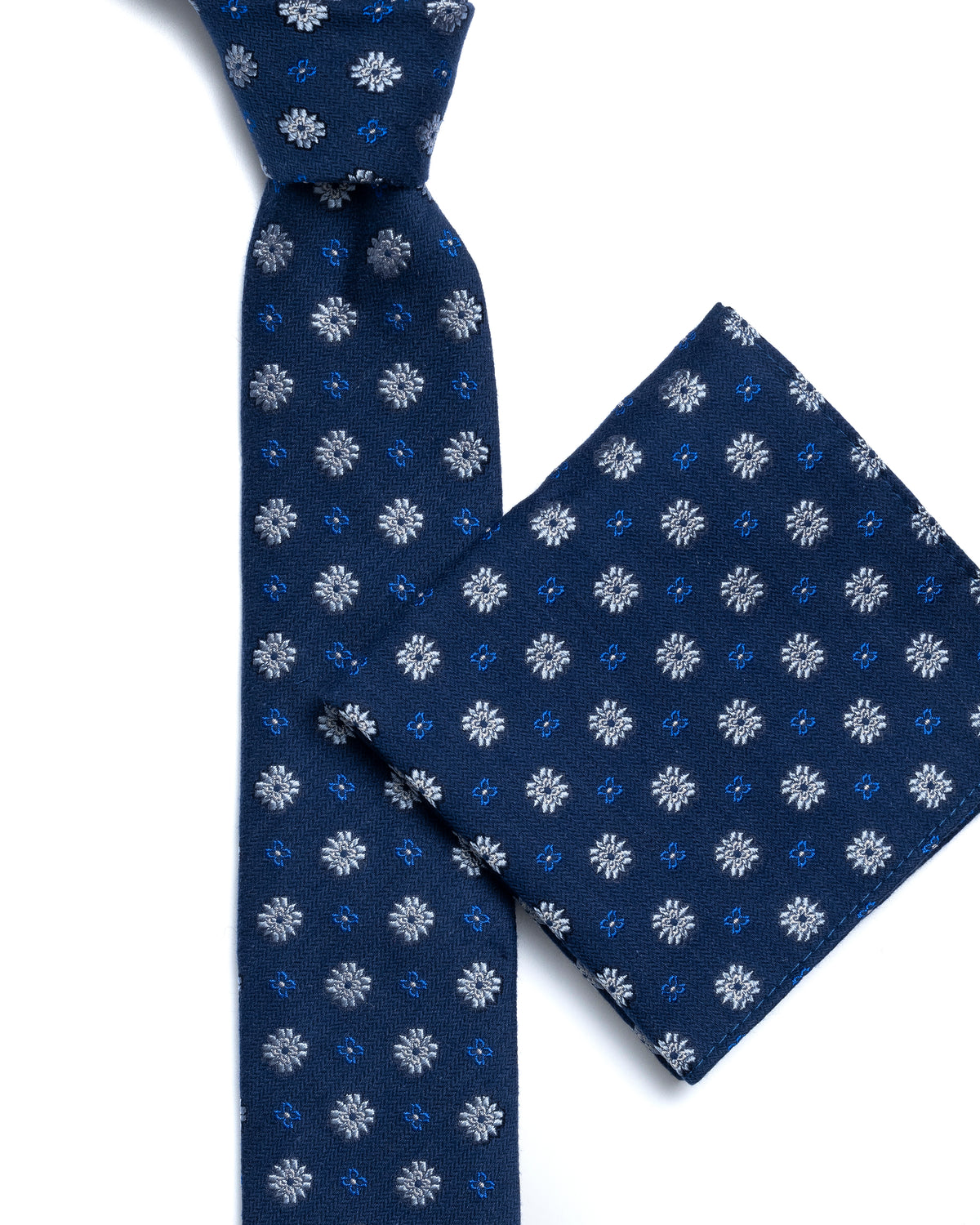 Man wearing a blue tie