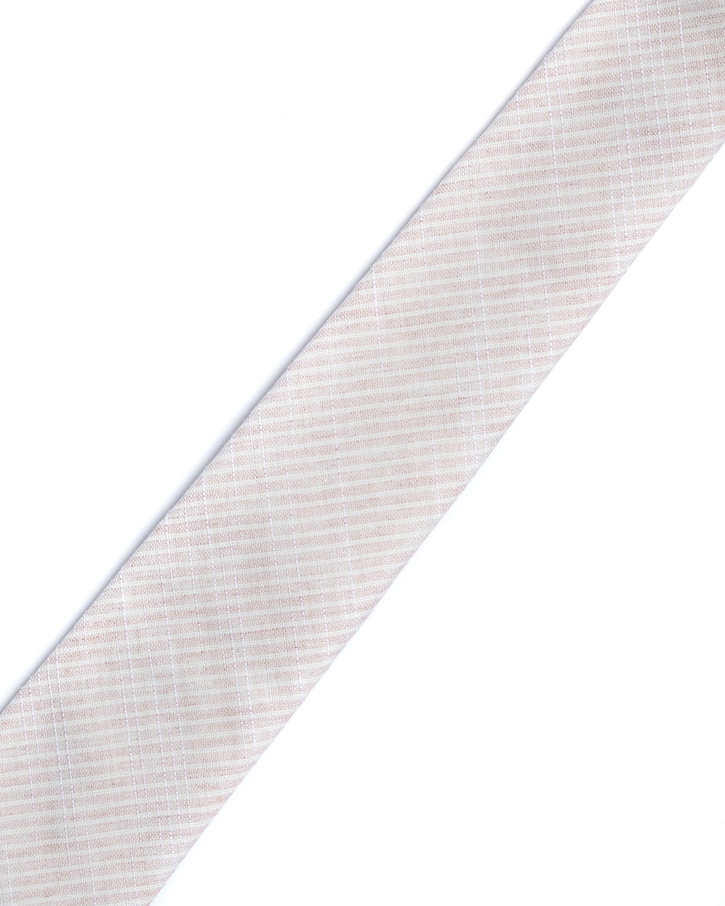 Stone Stripe Cotton-Linen Tie