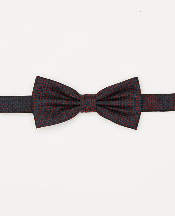 Microfibre Geometric Bow Tie