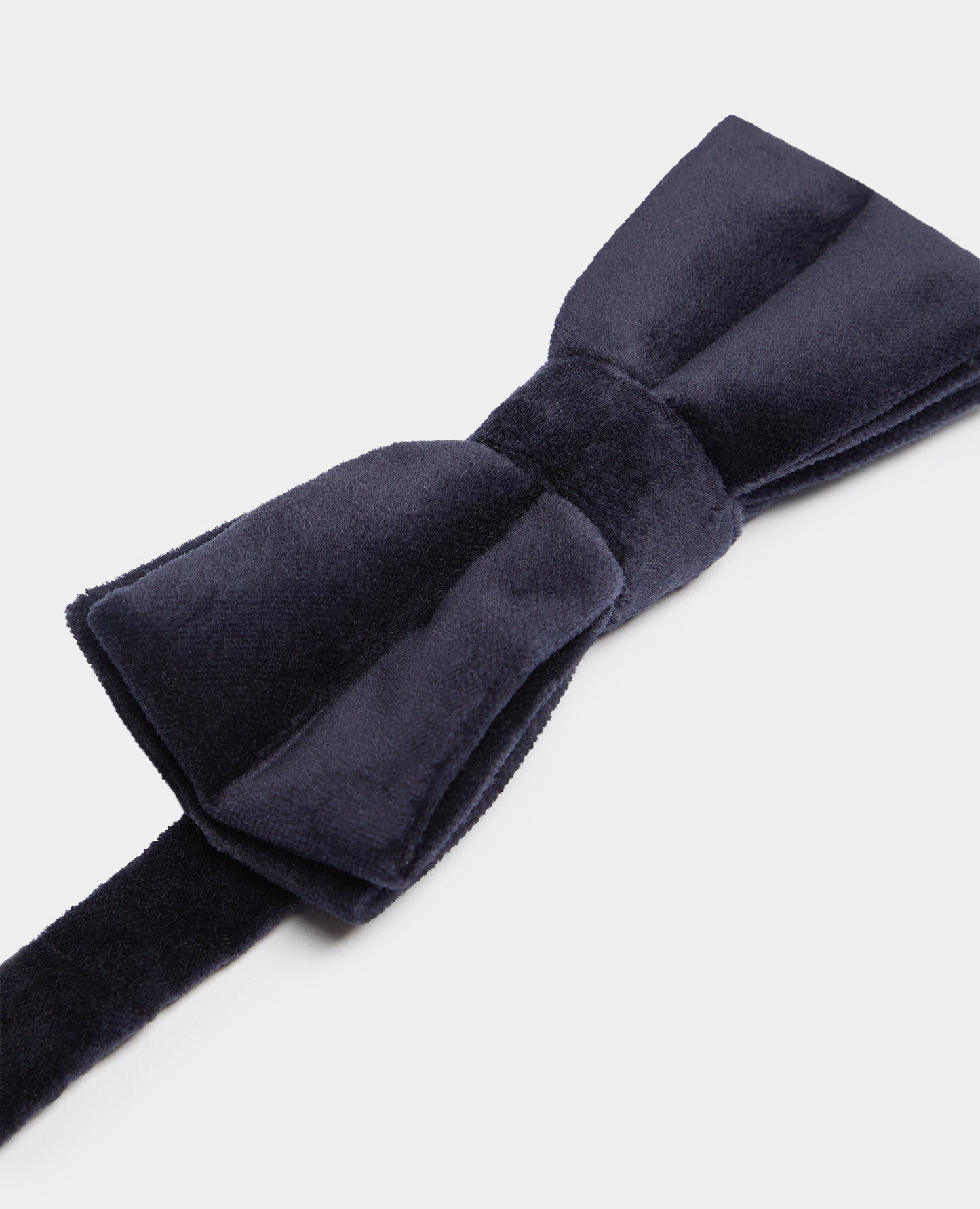 Navy Velvet Bow Tie