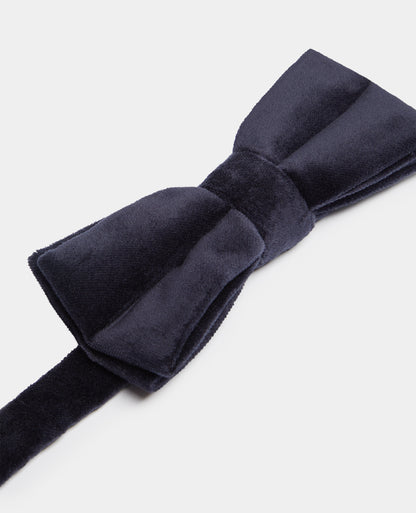 Navy Velvet Bow Tie