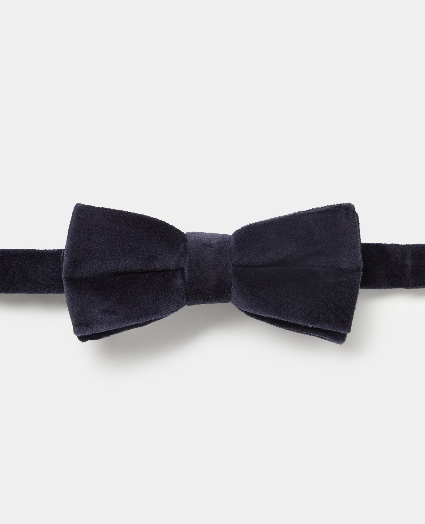 Navy Velvet Bow Tie