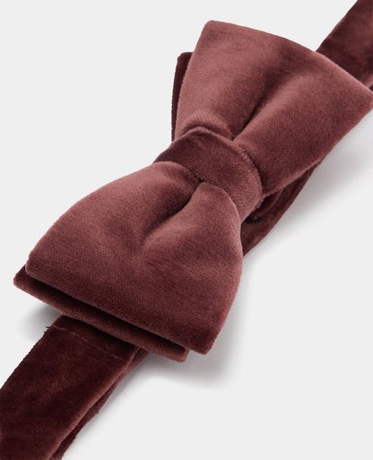 Man wearing a red Velvet Bow Tie