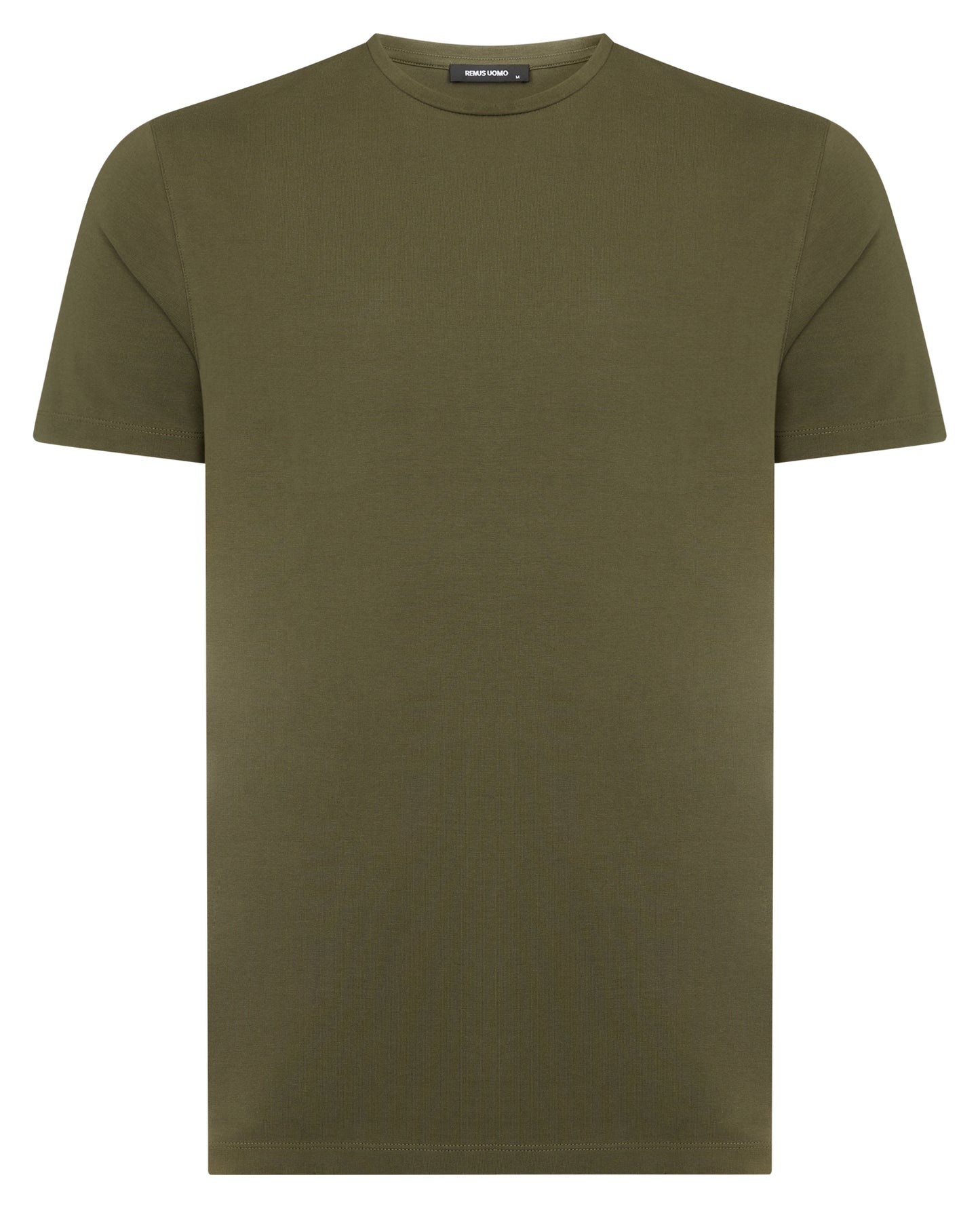 Cotton-Stretch Crew Neck T-Shirt