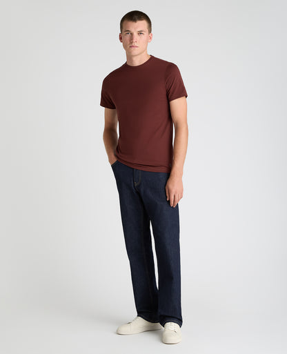 Rust Plain Stretch T-Shirt