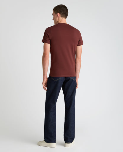 Rust Plain Stretch T-Shirt