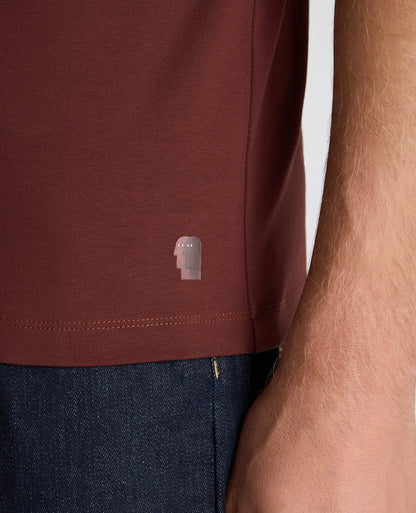 Rust Plain Stretch T-Shirt