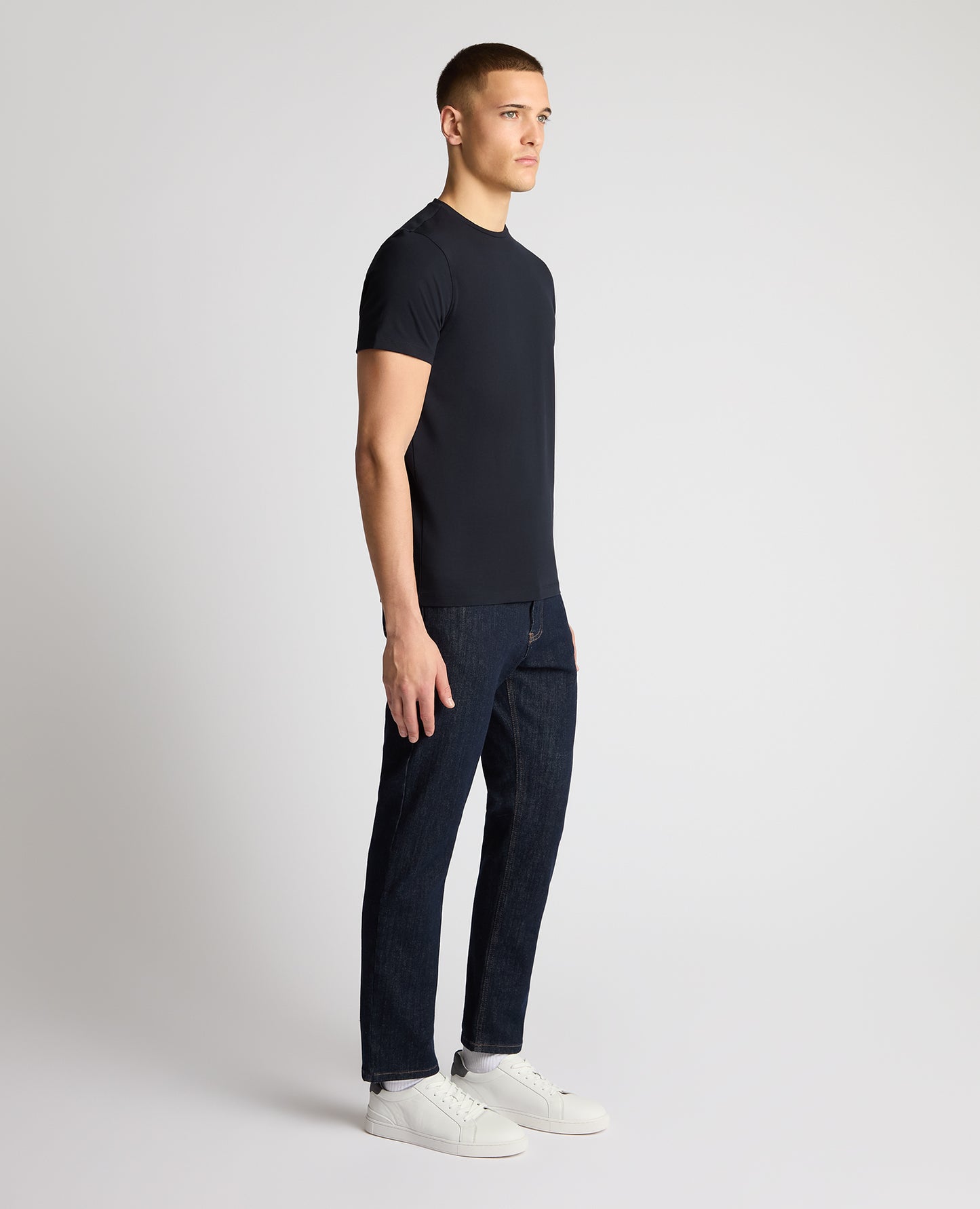 Cotton Stretch Crew Neck Brotherhood T-Shirt