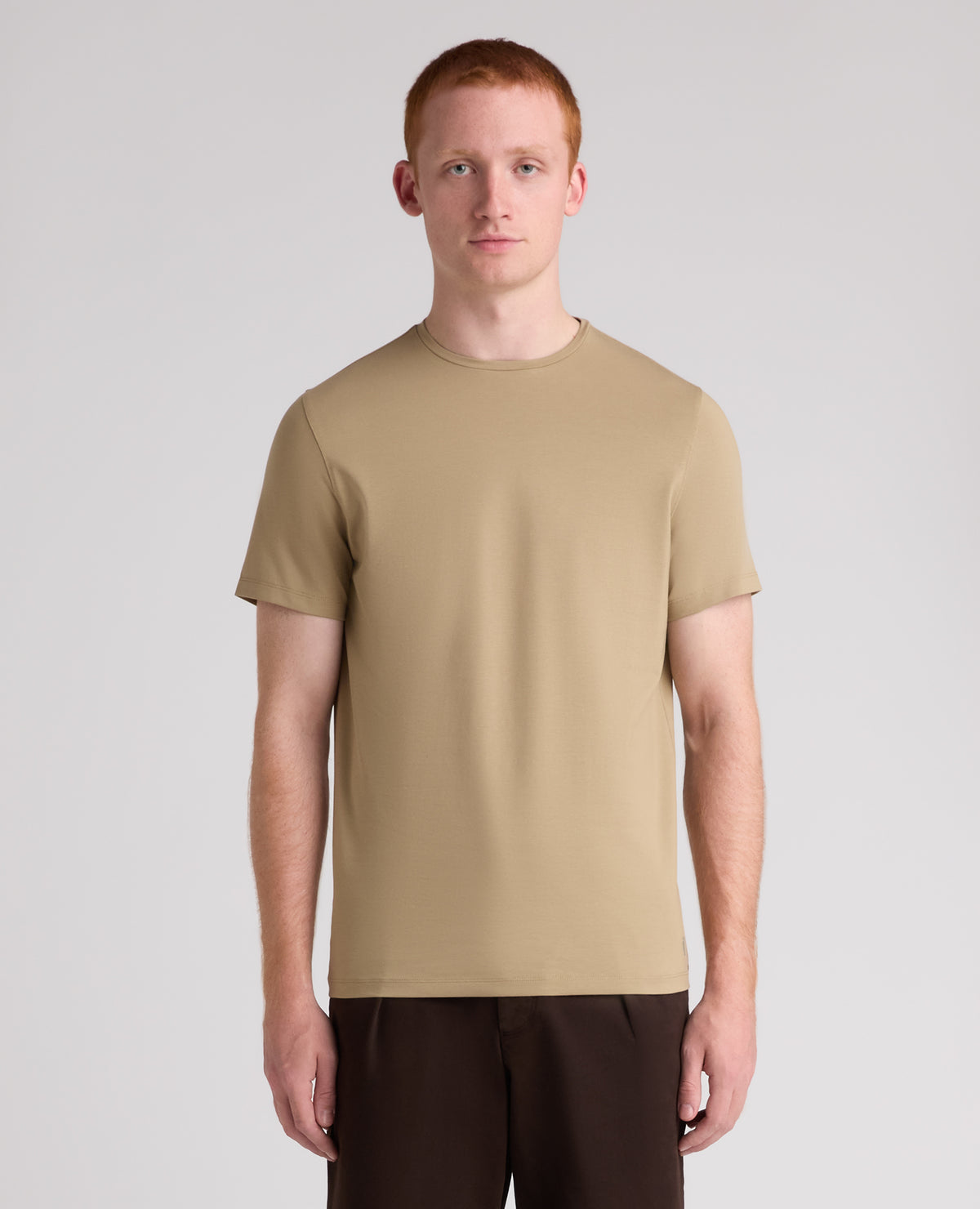 Stone Plain Stretch T-Shirt