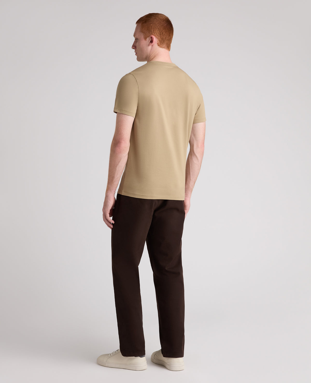 Stone Plain Stretch T-Shirt