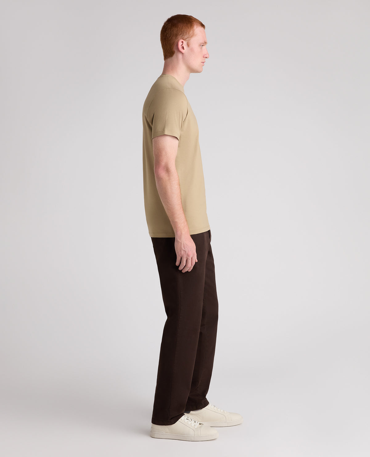 Stone Plain Stretch T-Shirt