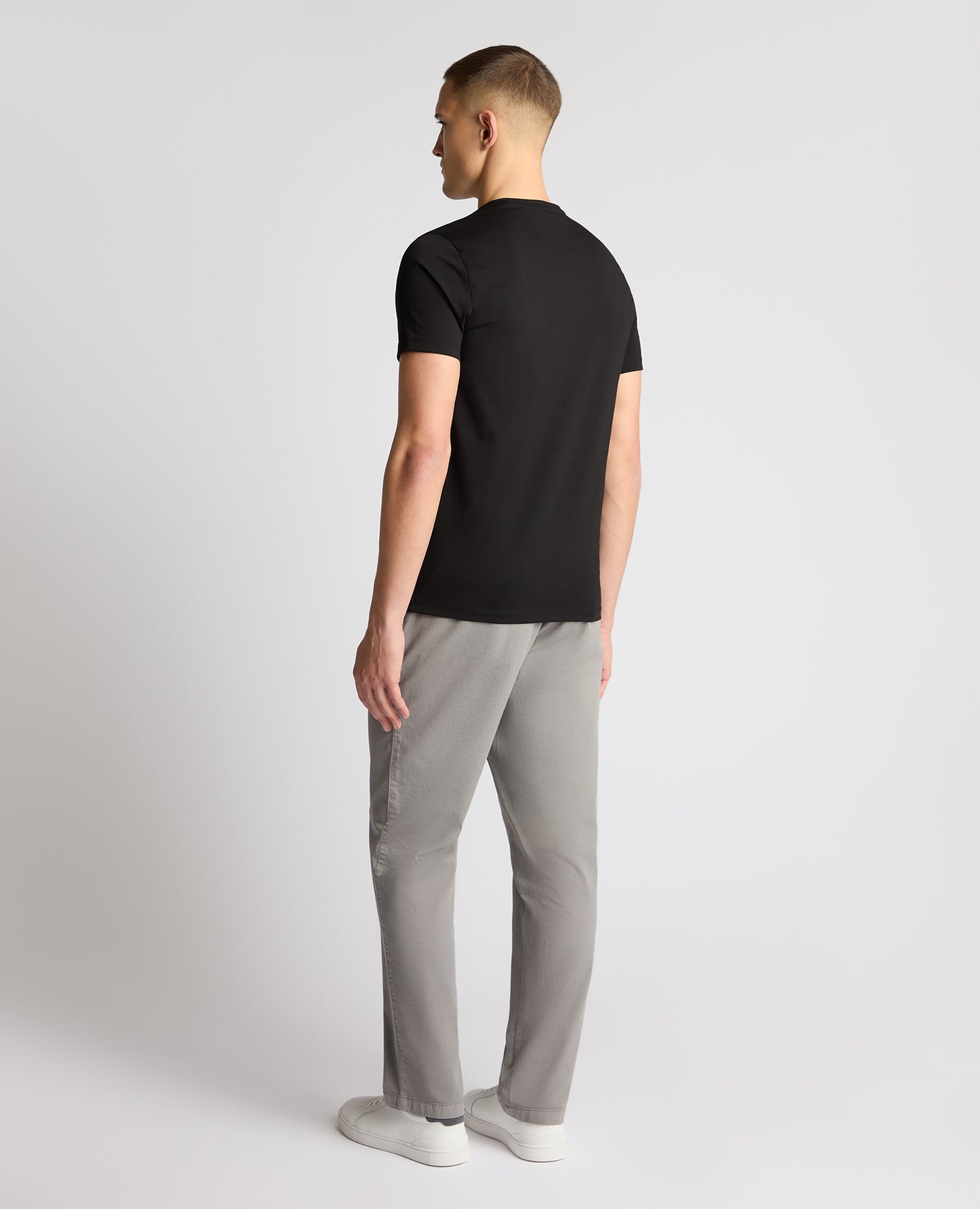 Cotton Stretch Crew Neck T-Shirt