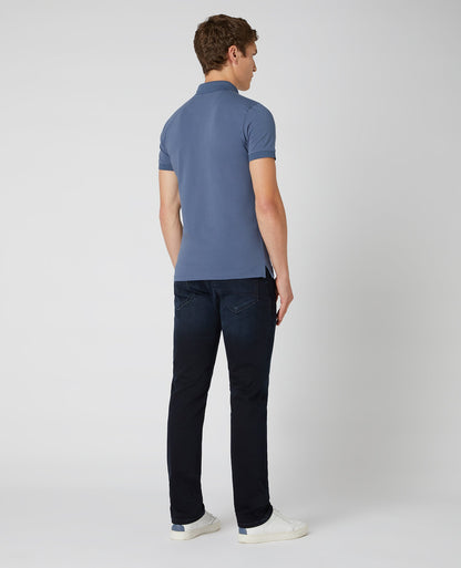 Tapered Fit Cotton-Stretch Polo Shirt