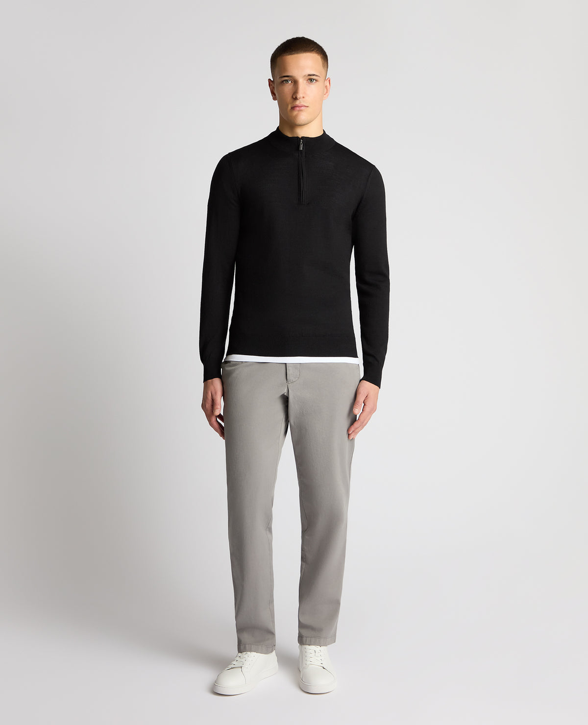 Man wearing a Black jumper