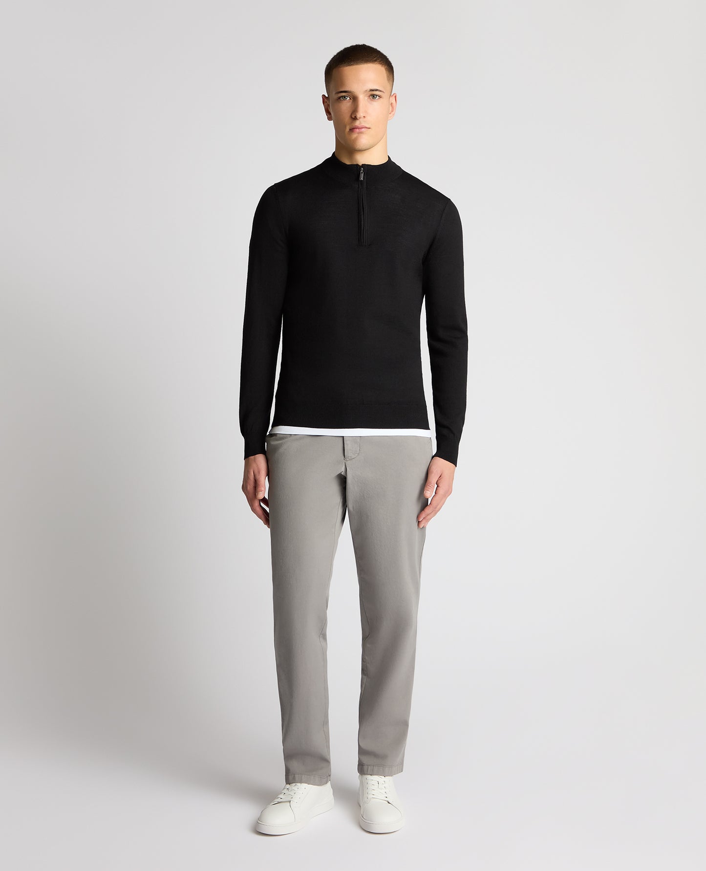 Man wearing a Black jumper