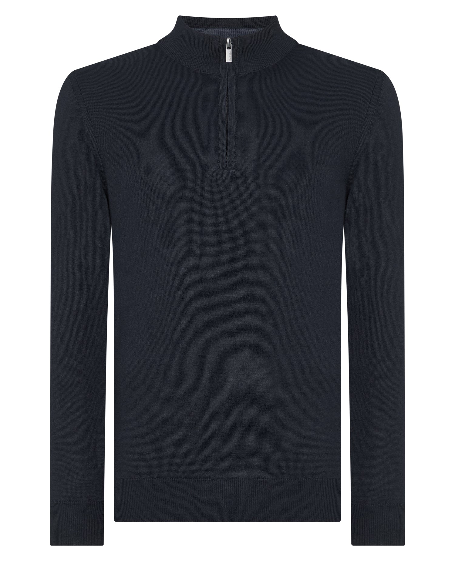 Man wearing a navy jumper