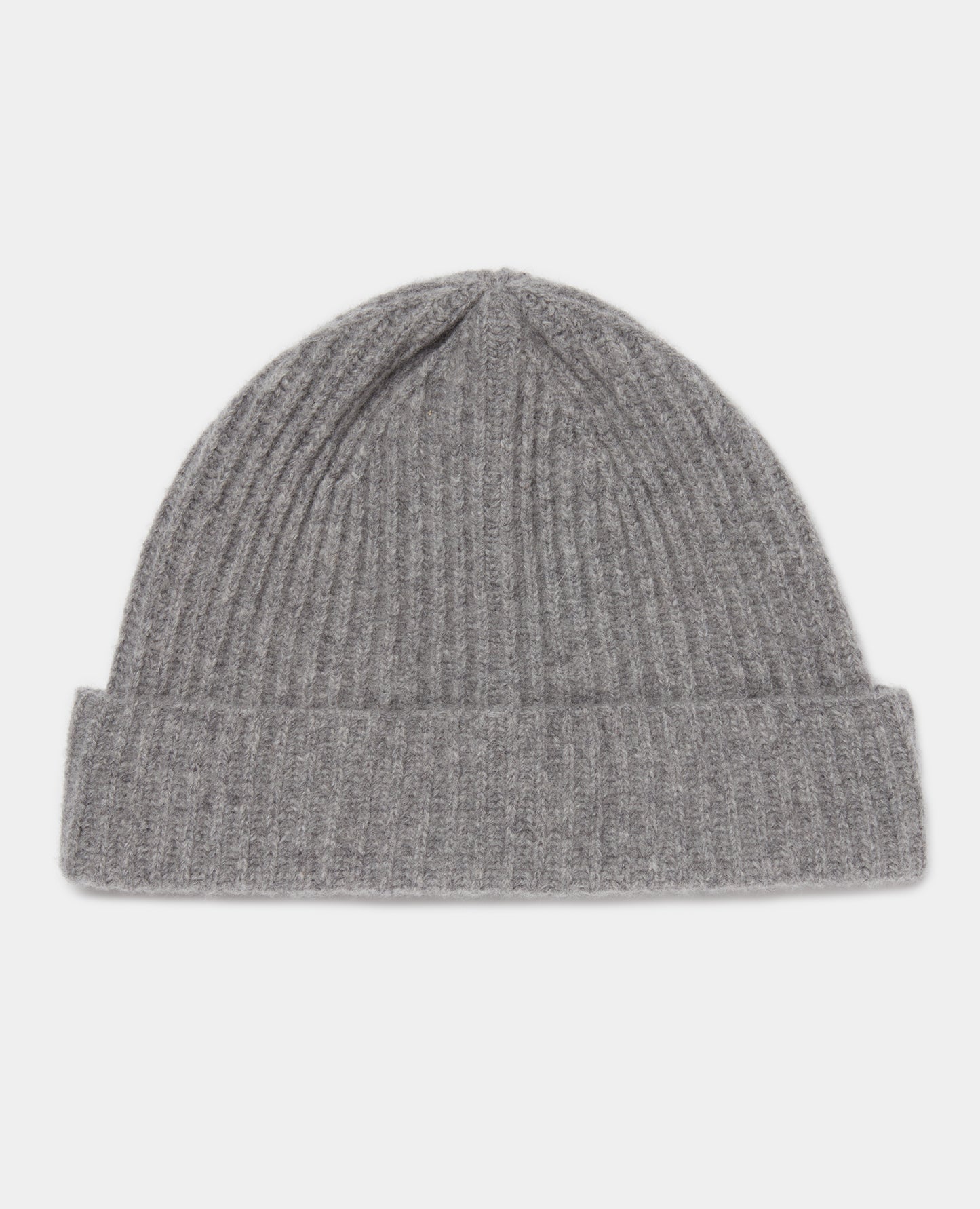 Rib-Knit Wool Rich Beanie