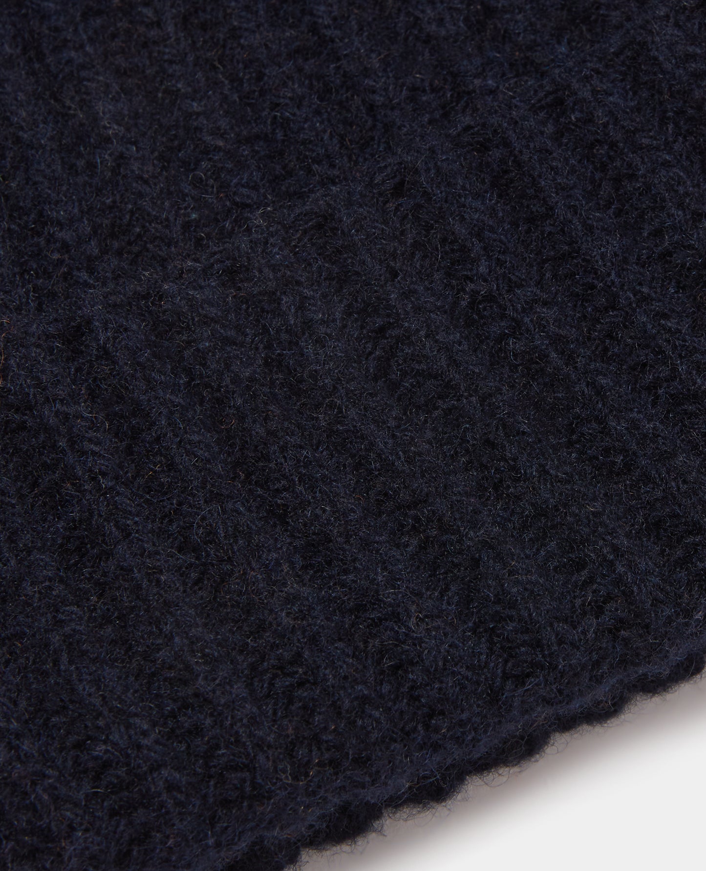 Rib-Knit Wool Rich Beanie