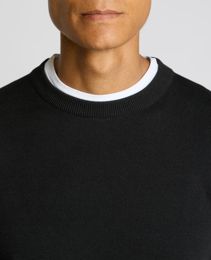 Crew Neck Cotton Sweater