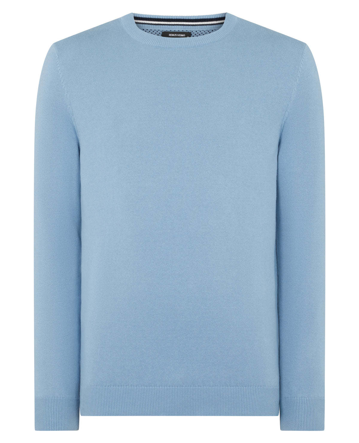 Man wearing a blue jumper