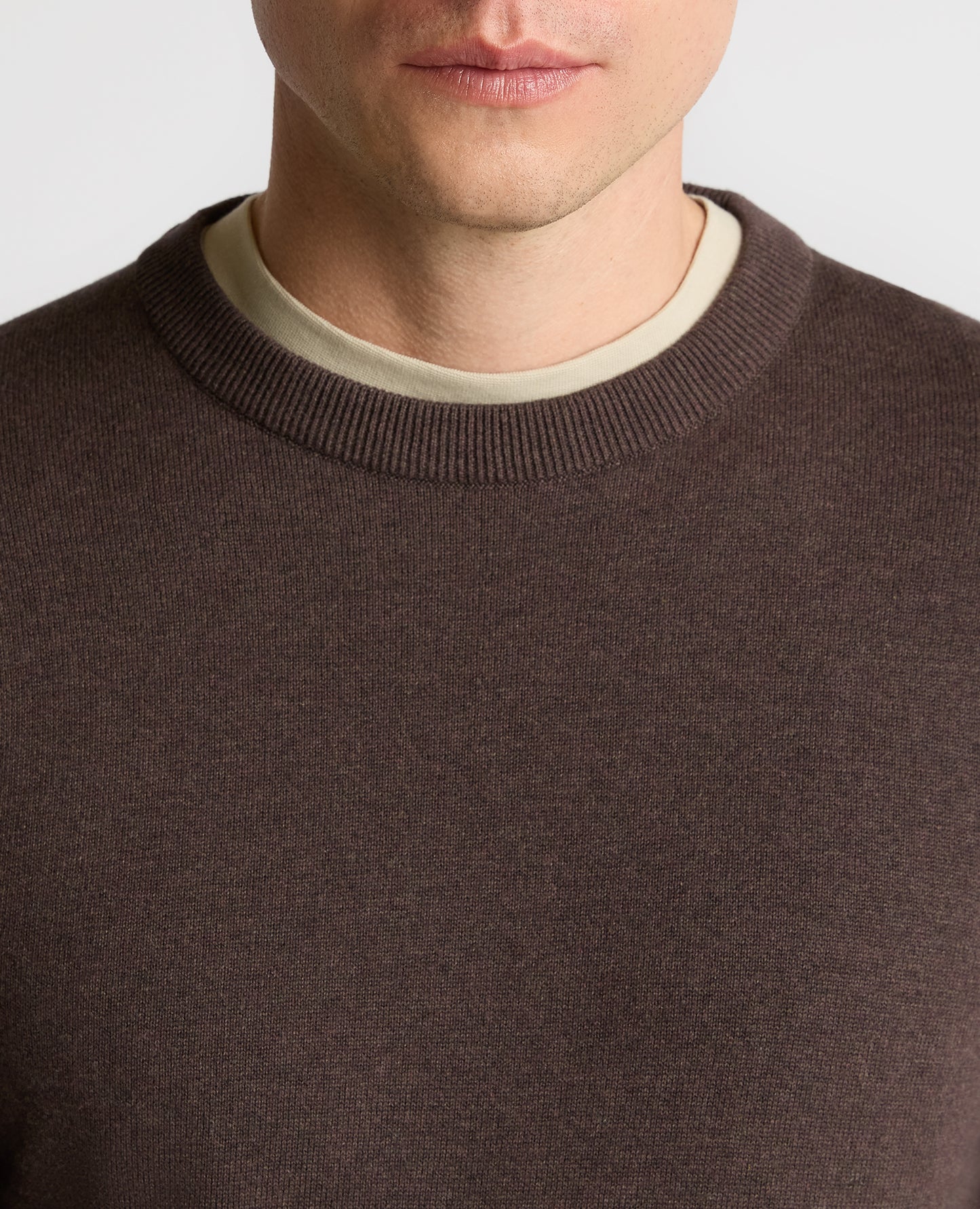 Crew Neck Cotton Sweater