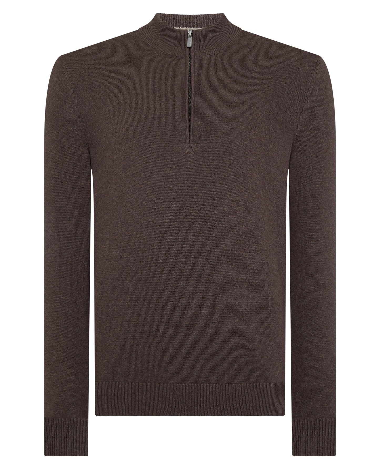 Half Zip Cotton Sweater
