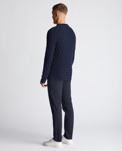 Tapered Fit Merino Wool-Blend Sweater