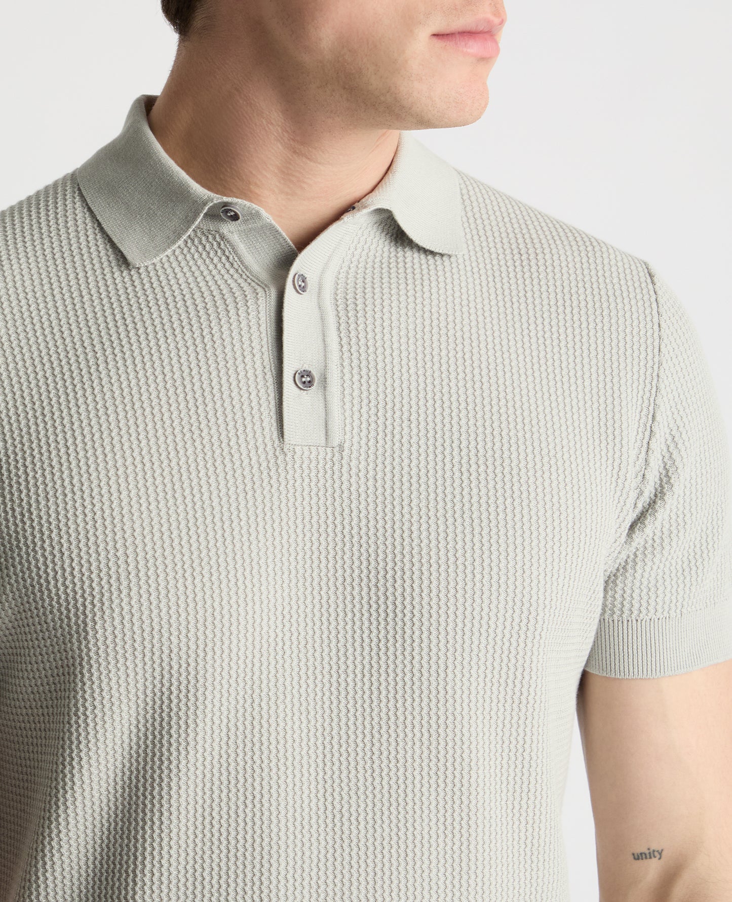 Knitted Cotton Polo Shirt