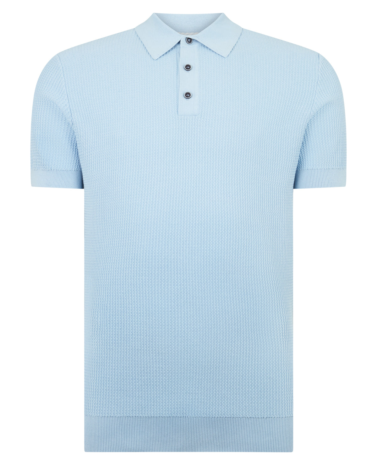 Man wearing a blue jumper