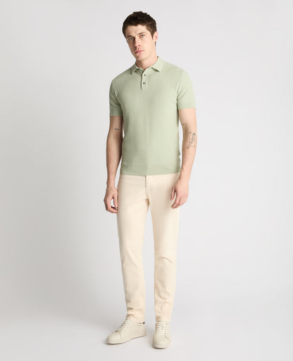 Man wearing a green jumper