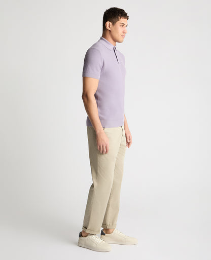 Knitted Cotton Polo Shirt