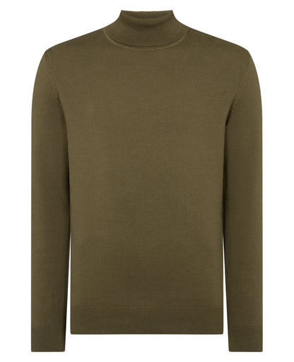 Roll Neck Cotton Sweater