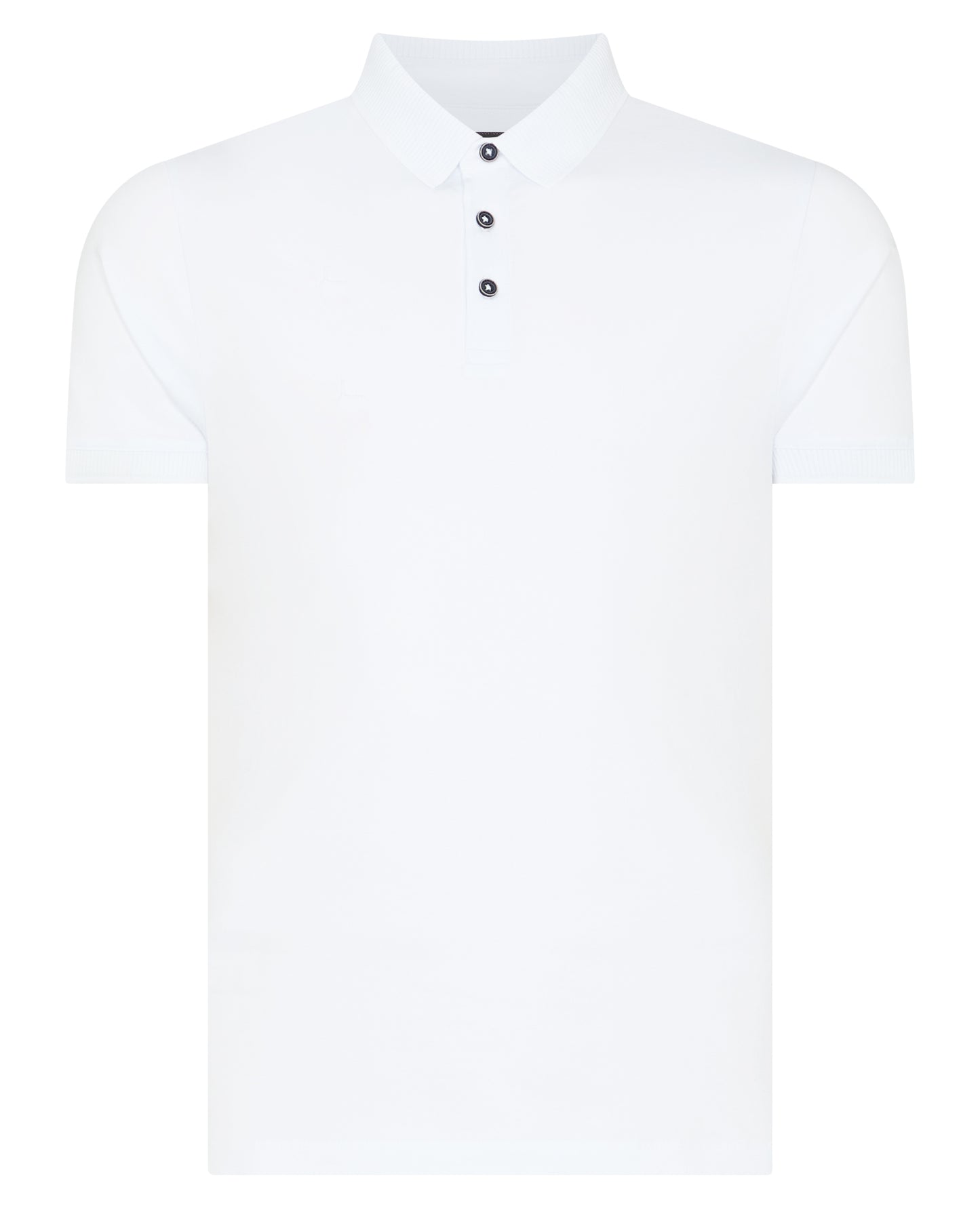 Tapered Fit Cotton-Stretch Polo Shirt