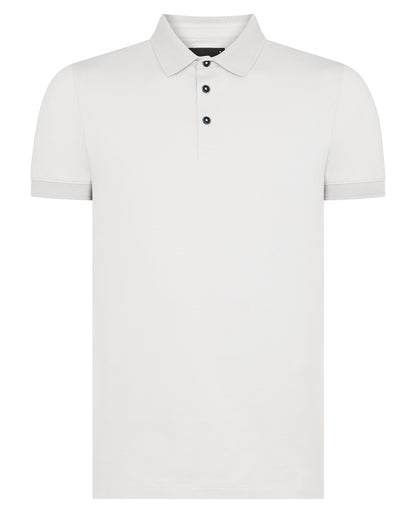 Tapered Fit Cotton-Stretch Polo Shirt