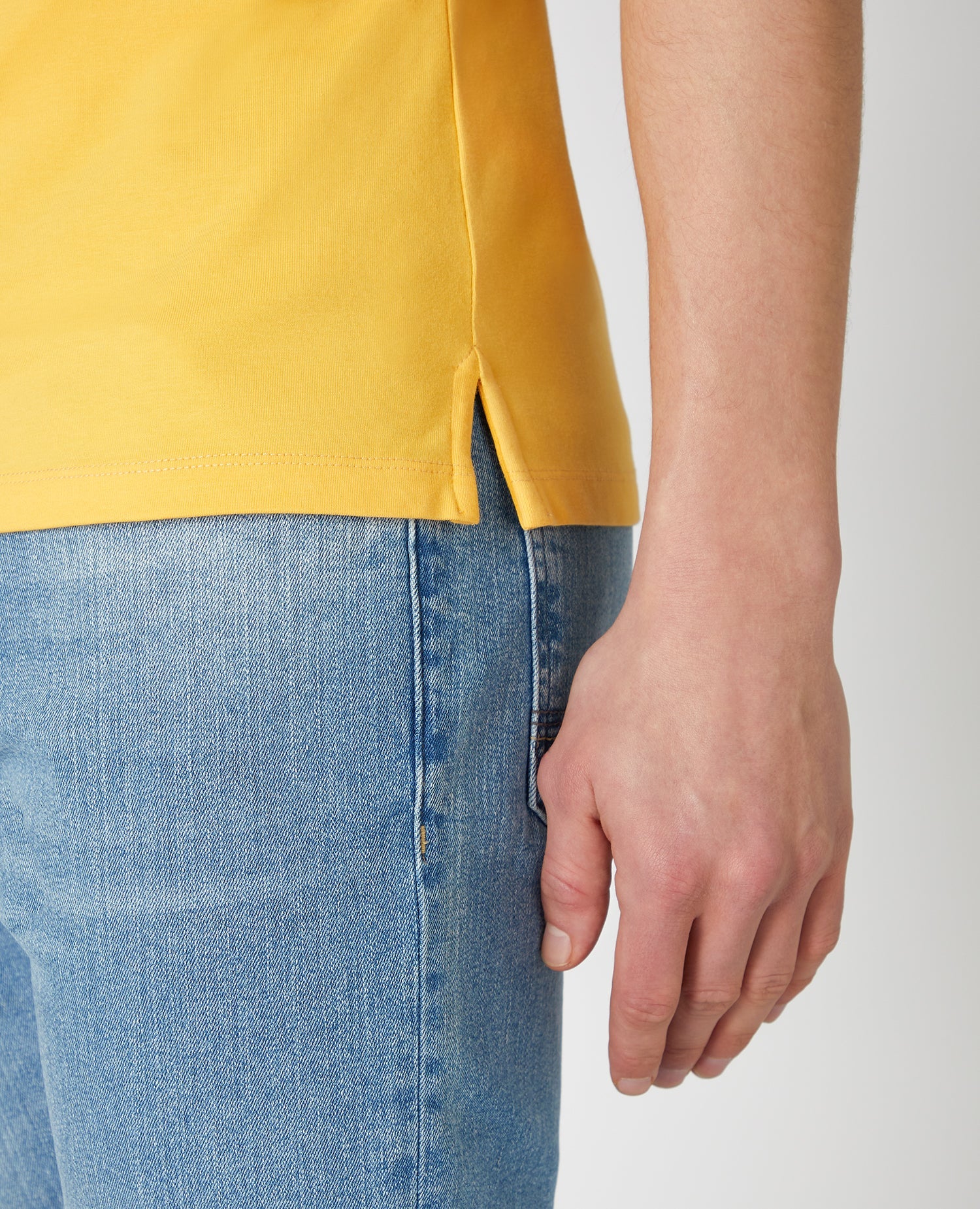 Tapered Fit Cotton-Stretch Jersey Polo Shirt