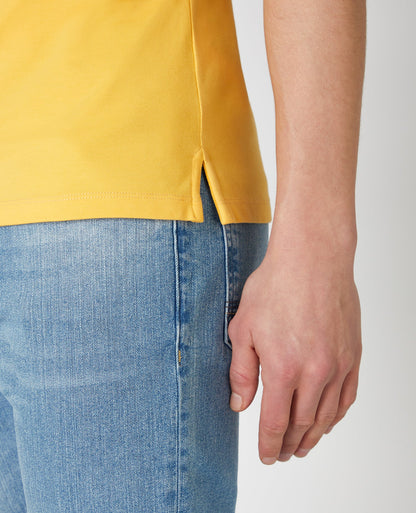 Tapered Fit Cotton-Stretch Jersey Polo Shirt