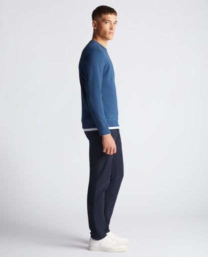 Tapered Fit Cotton-Blend Sweatshirt