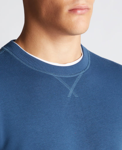 Tapered Fit Cotton-Blend Sweatshirt