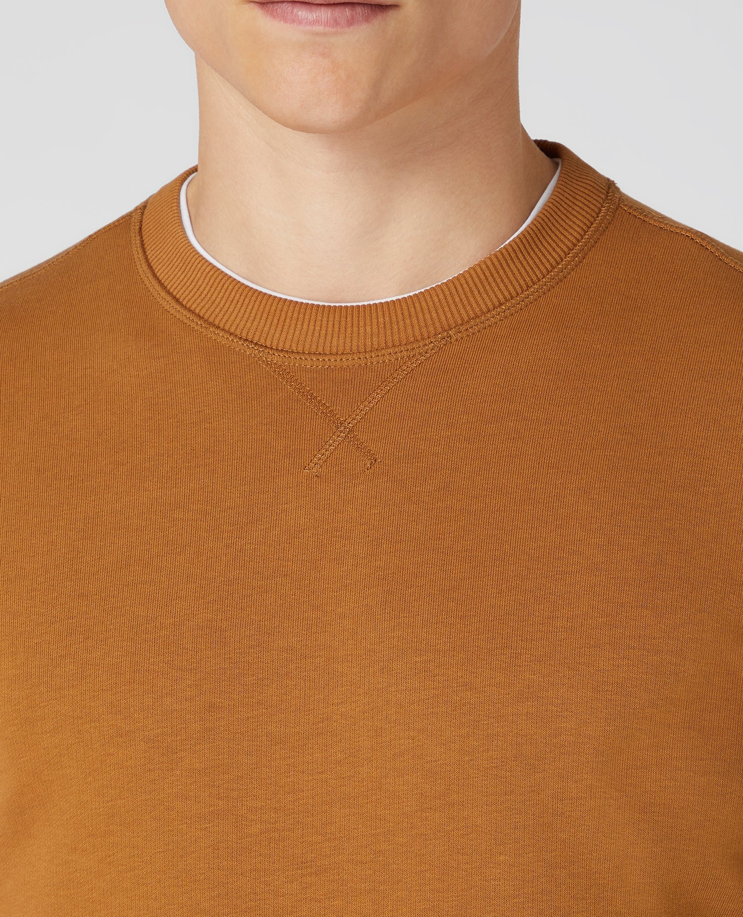 Tapered Fit Cotton-Blend Sweatshirt