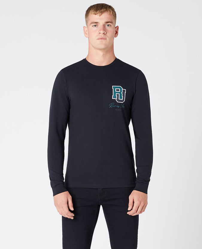 Tapered Fit Cotton-Stretch T-Shirt