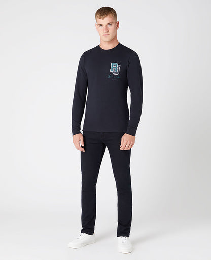 Tapered Fit Cotton-Stretch T-Shirt