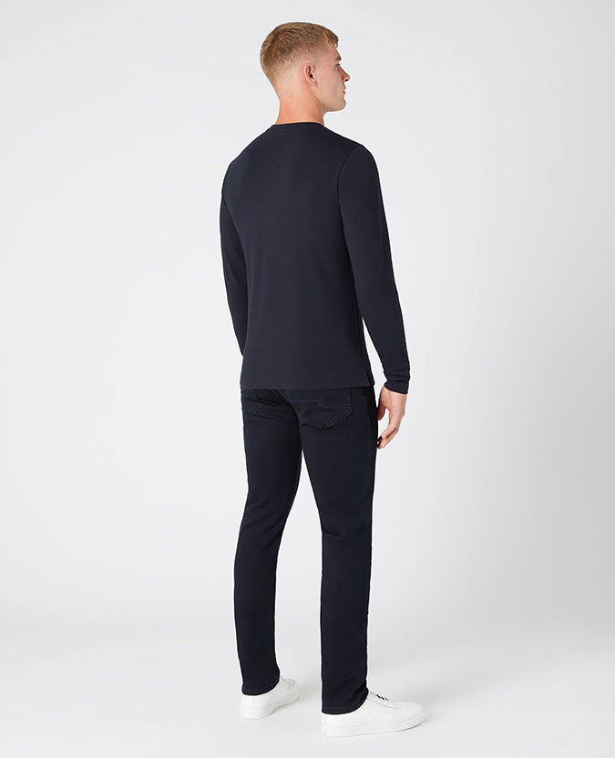 Tapered Fit Cotton-Stretch T-Shirt