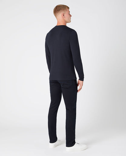 Tapered Fit Cotton-Stretch T-Shirt