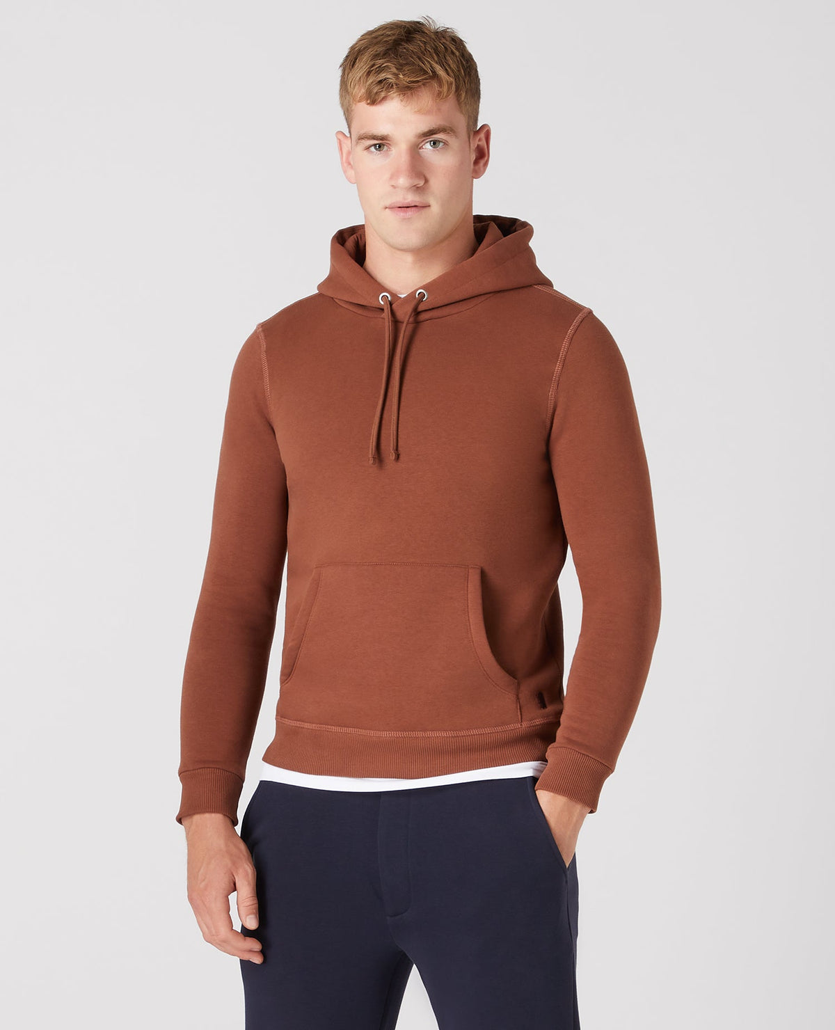 Tapered Fit Cotton-Blend Hoodie