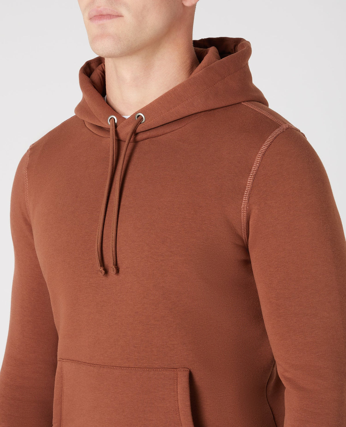Tapered Fit Cotton-Blend Hoodie