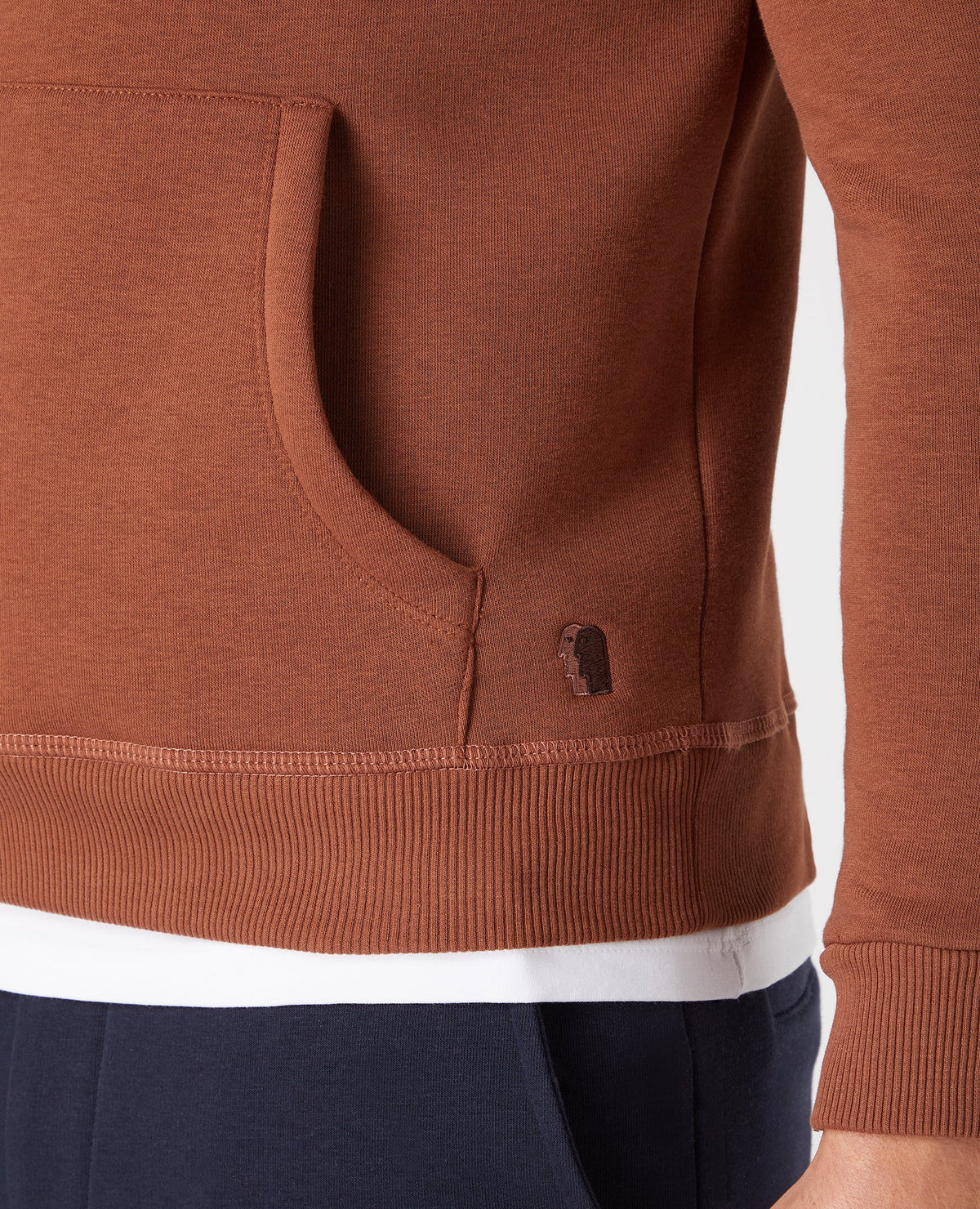Tapered Fit Cotton-Blend Hoodie