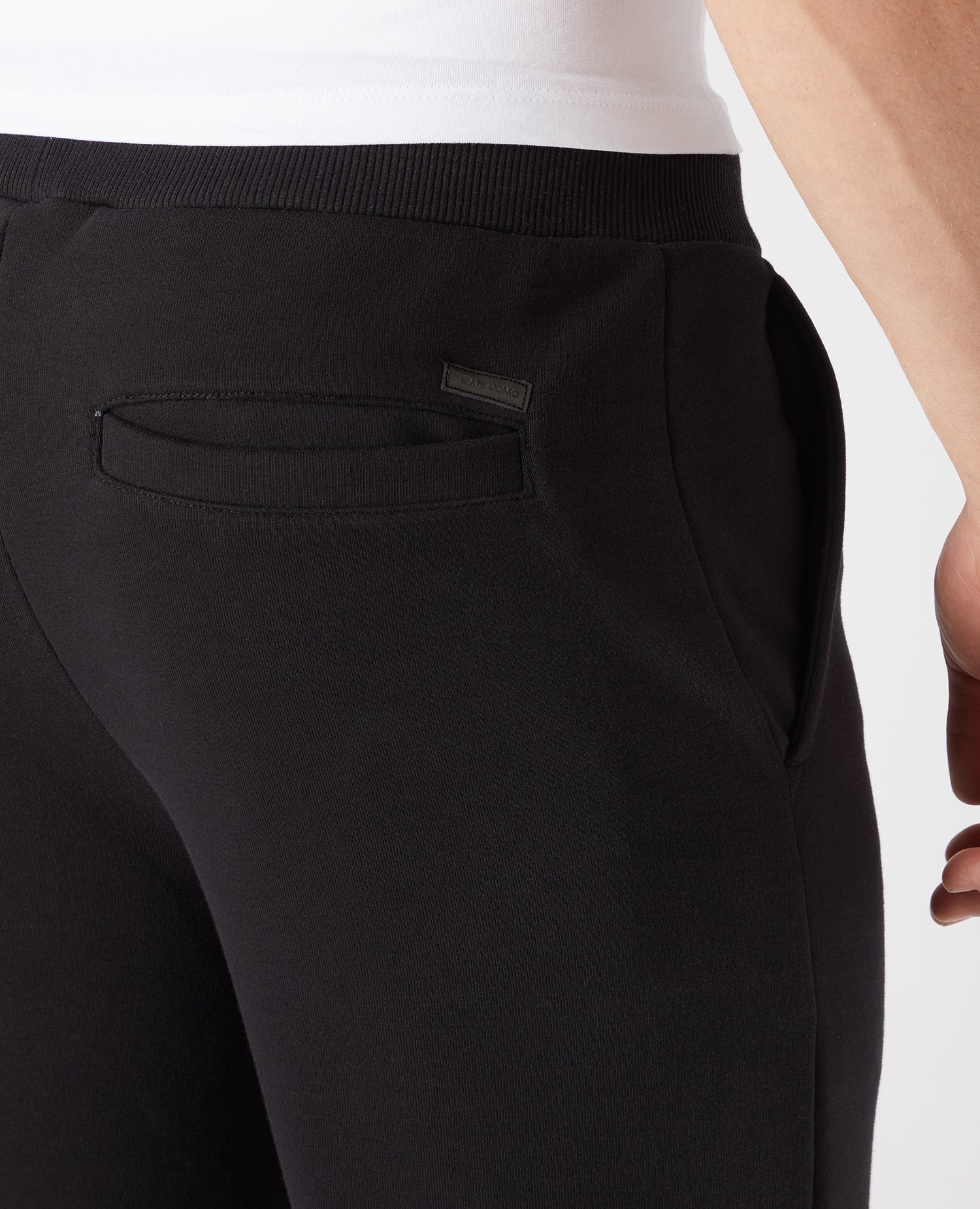 Tapered Fit Cotton-Blend Jogger Bottoms