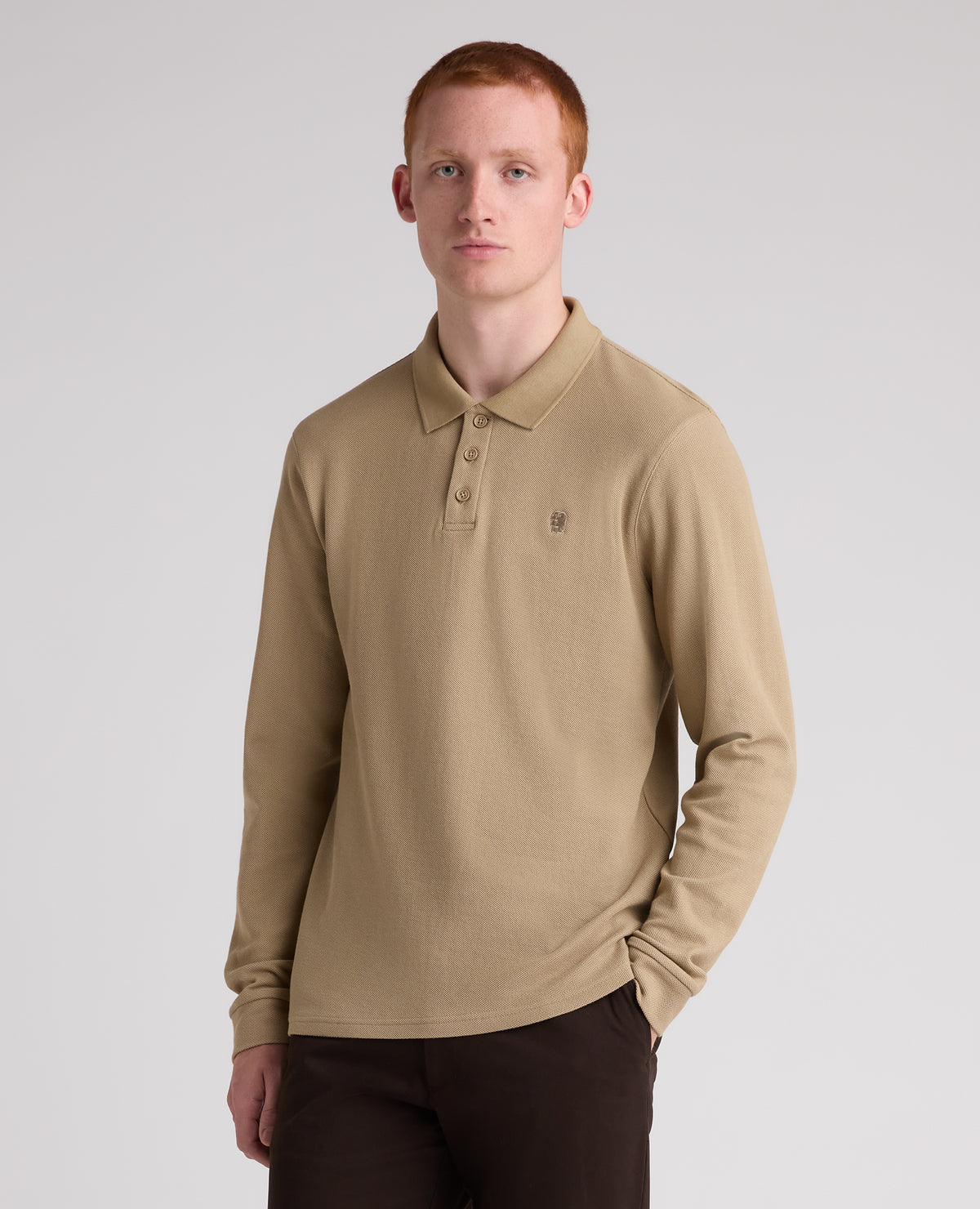 Stone Branded Cotton Polo
