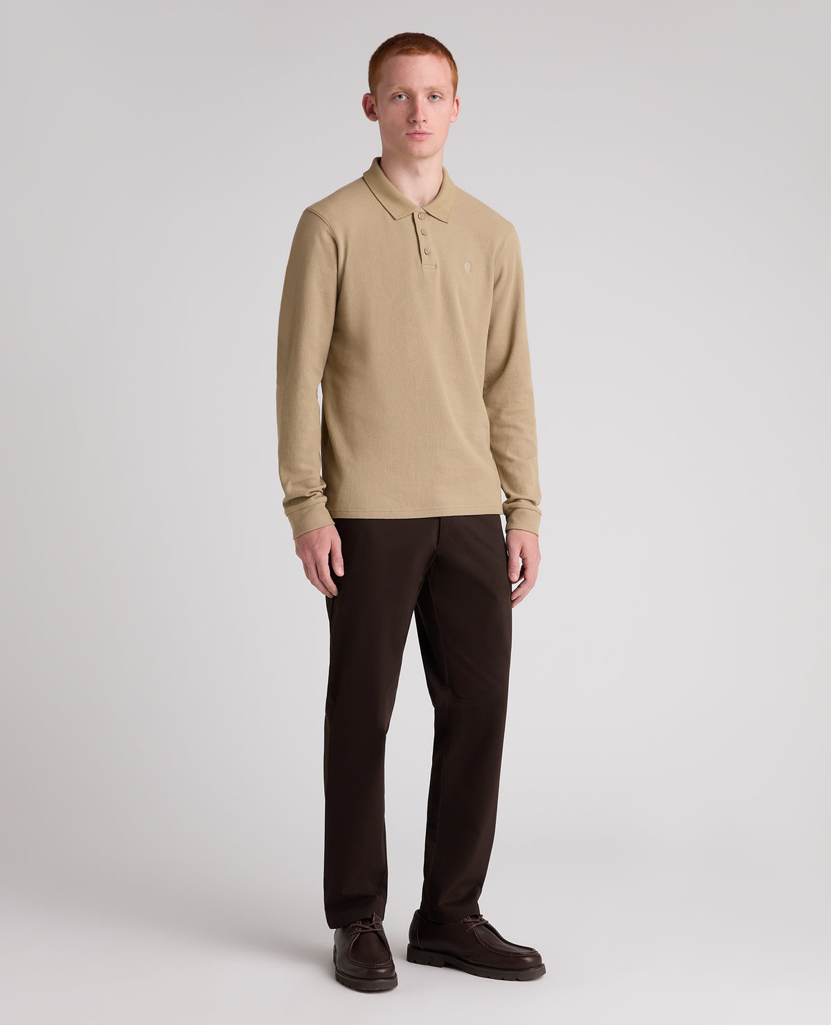 Stone Branded Cotton Polo